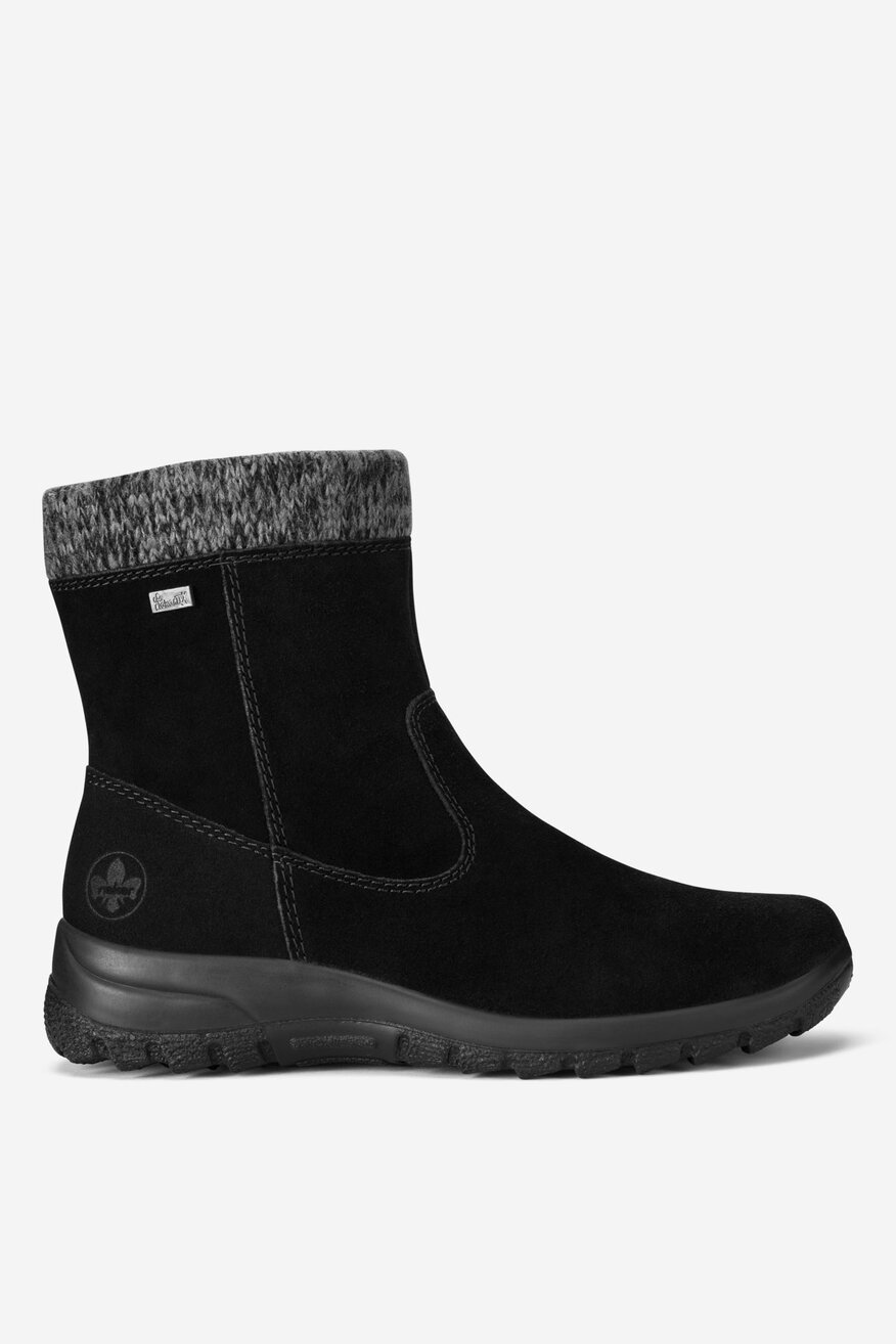 Botki skórzane ocieplane