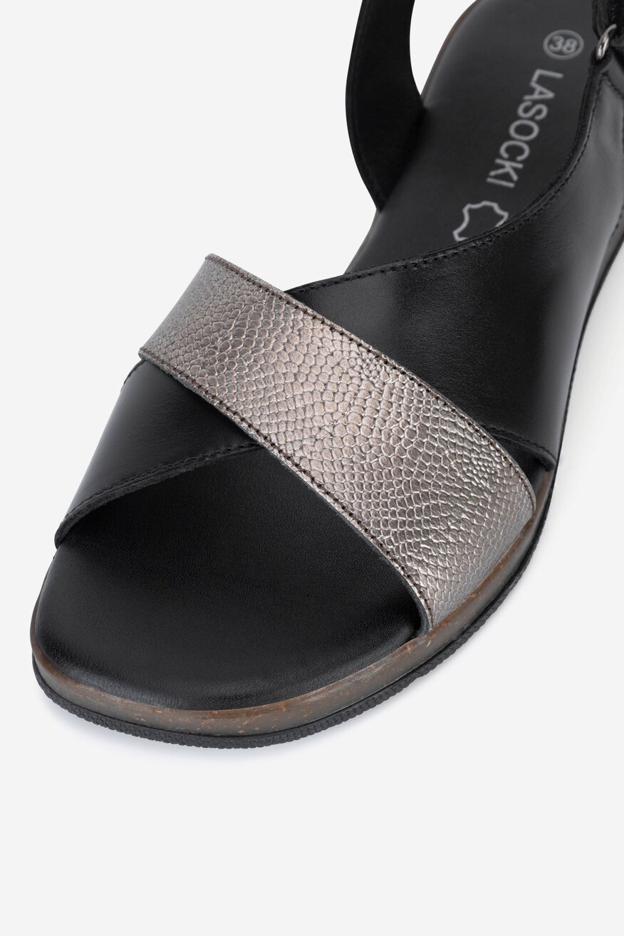 Sandały skórzane