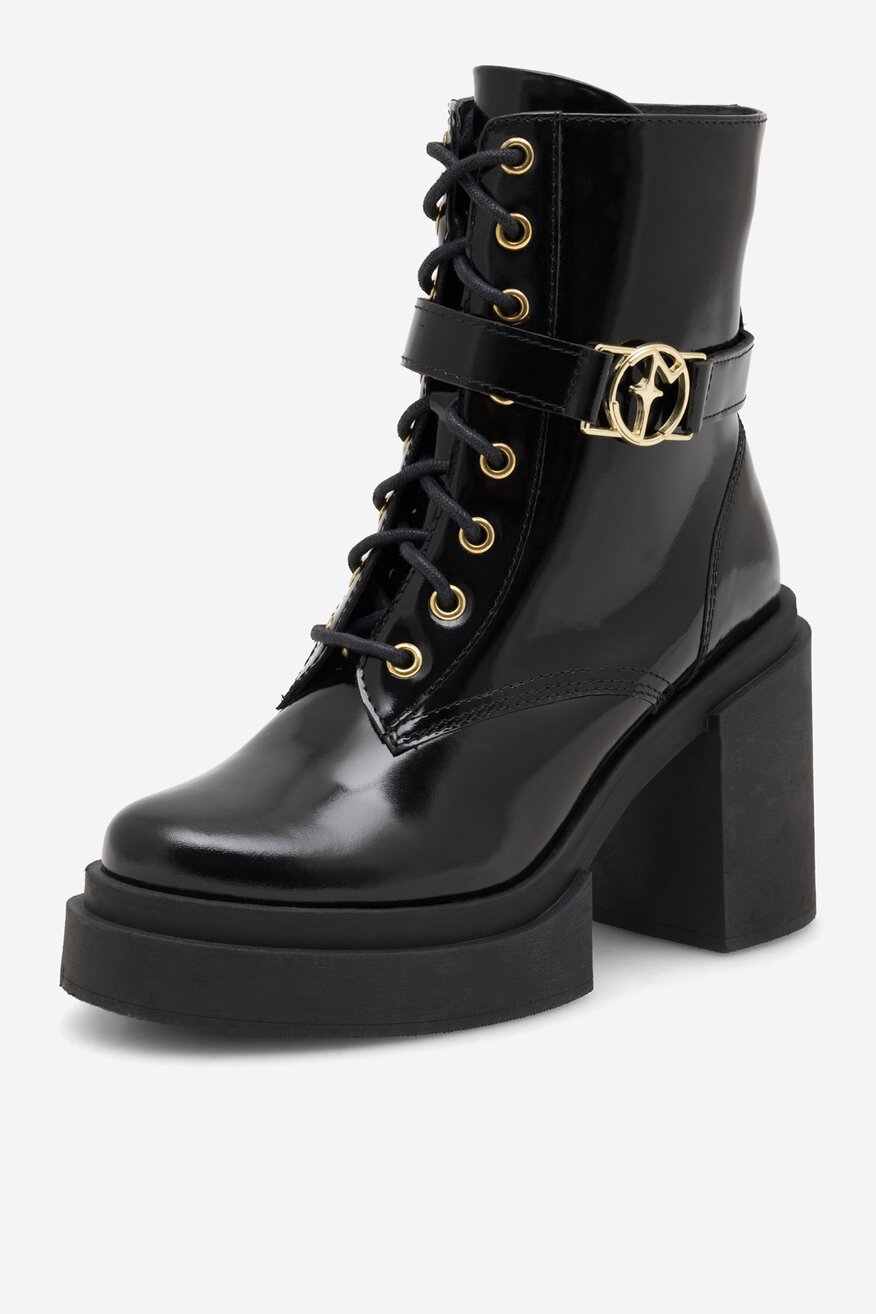 Trzewiki skórzane na słupku