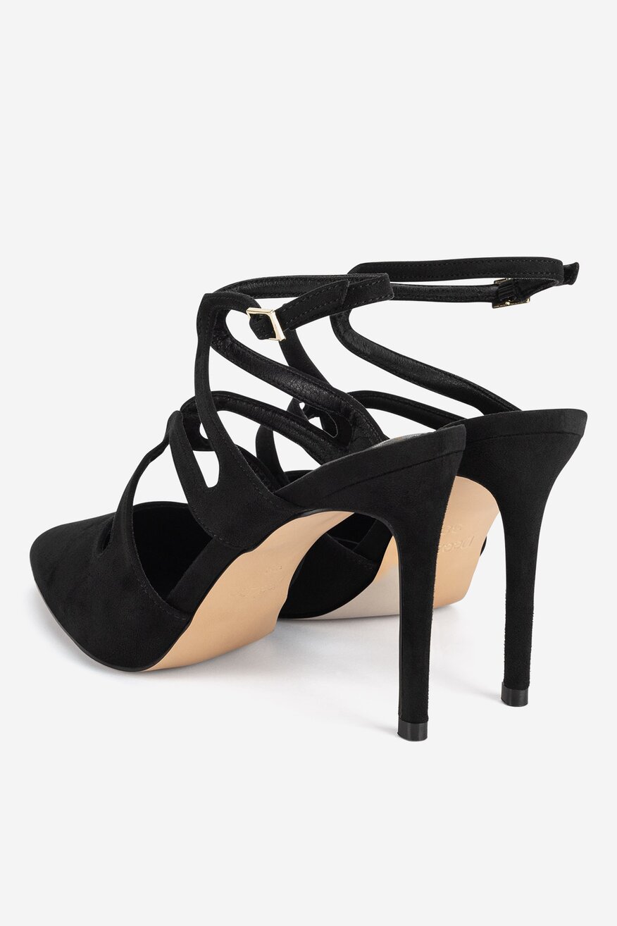 Szpilki z odkrytą piętą