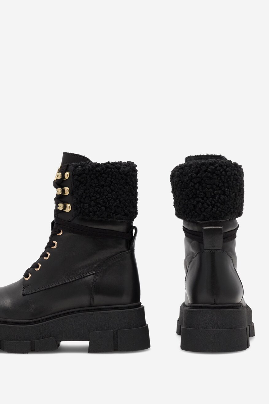 Trzewiki skórzane ocieplane