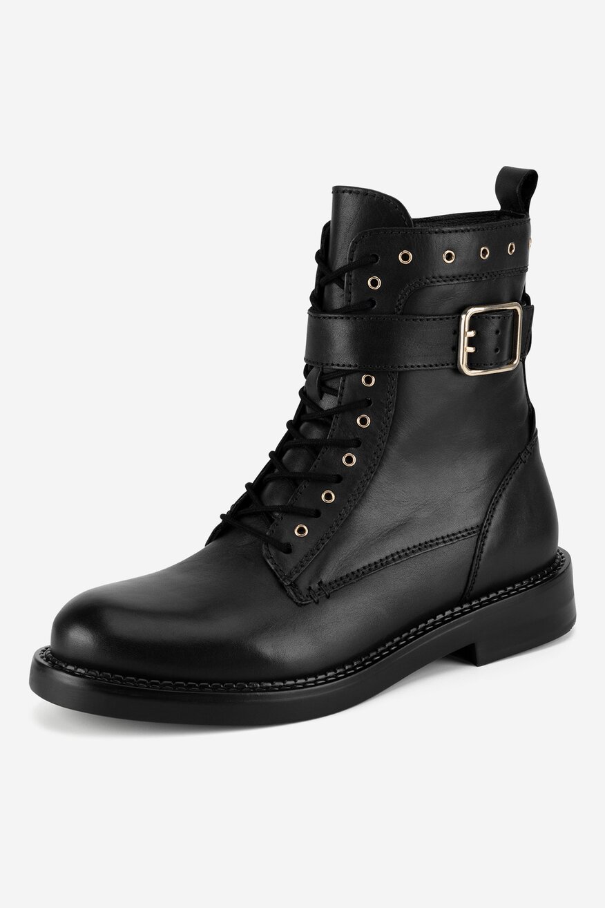 Trzewiki skórzane ocieplane