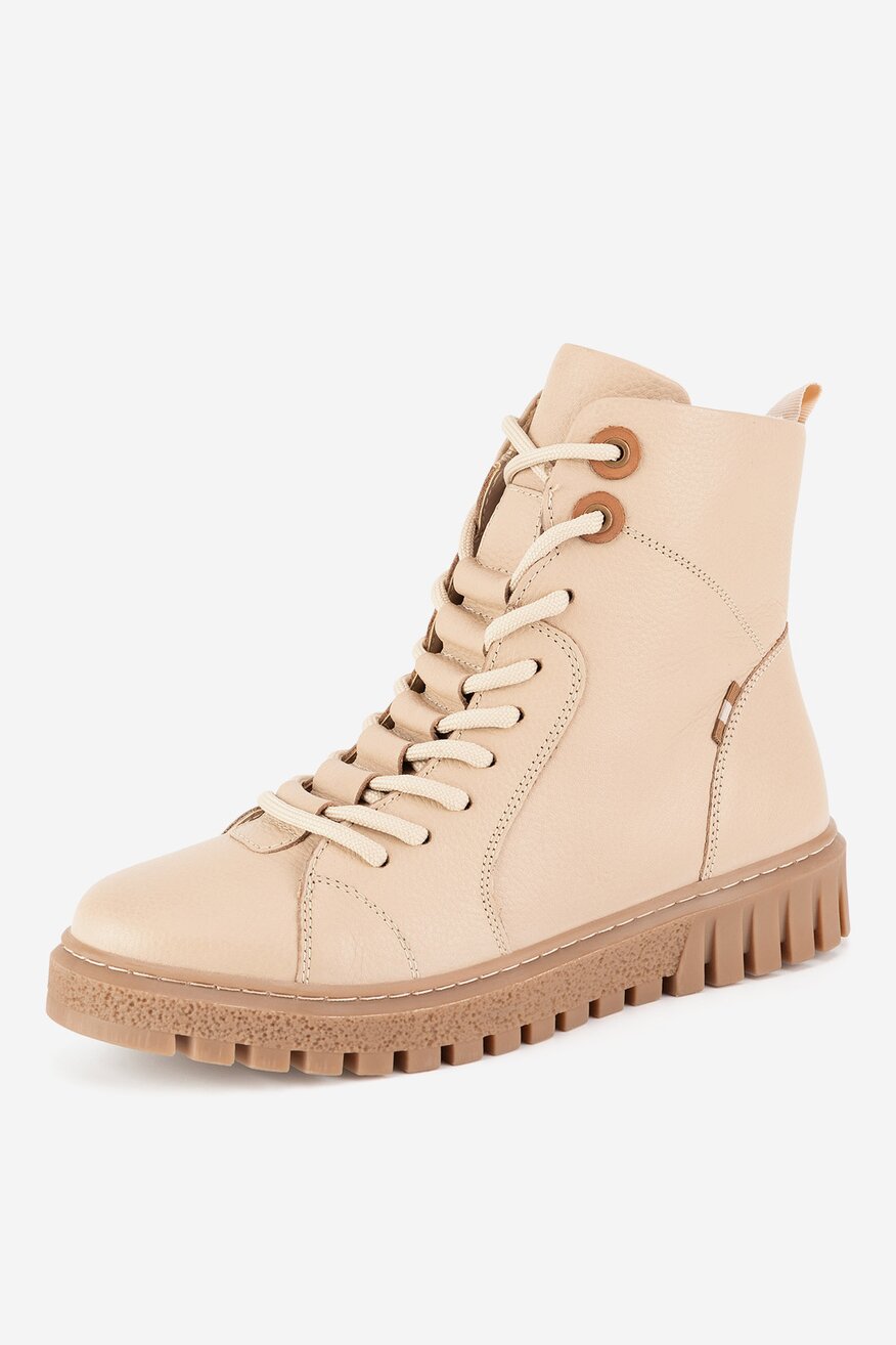 Trzewiki skórzane ocieplane