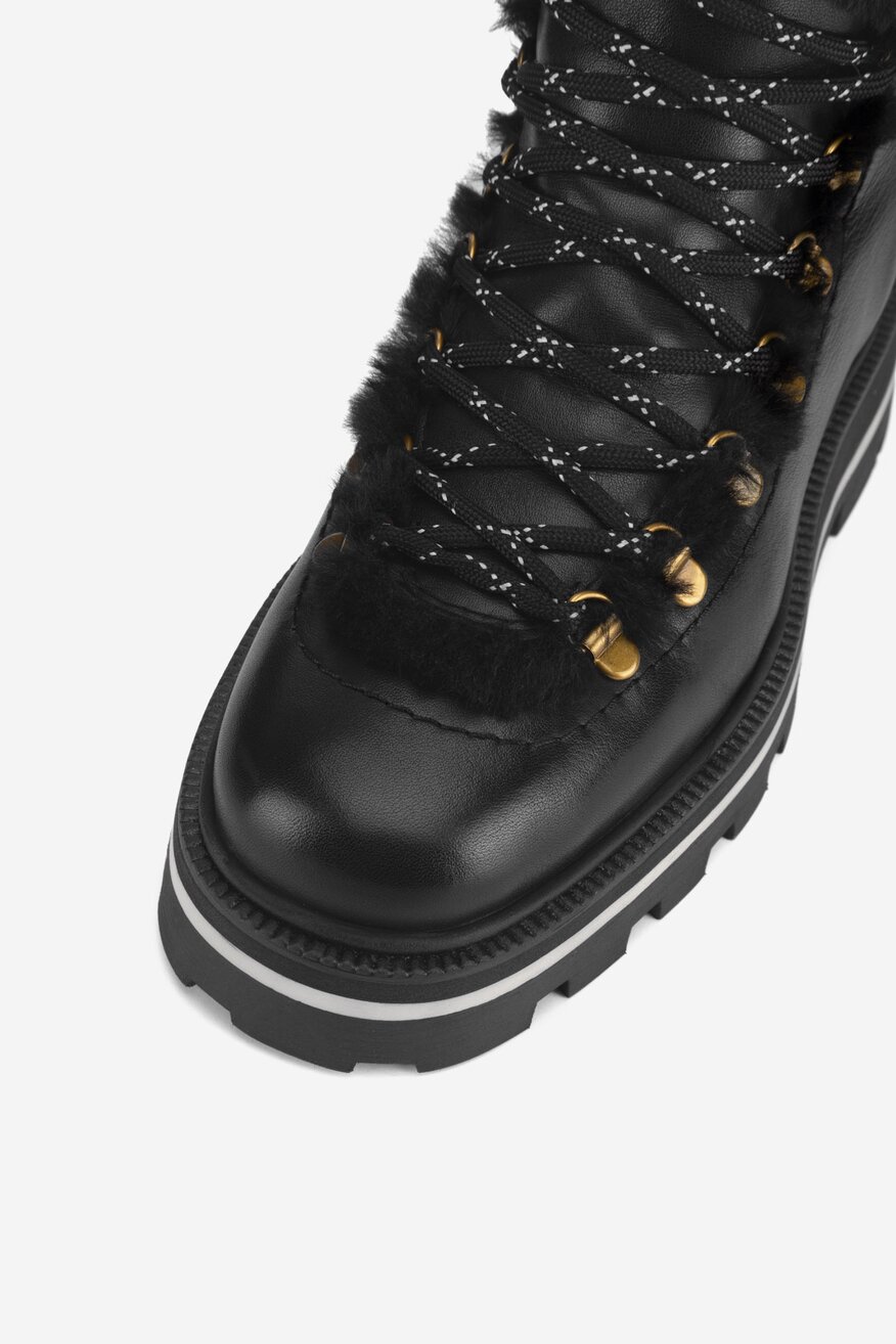 Trzewiki skórzane ocieplane