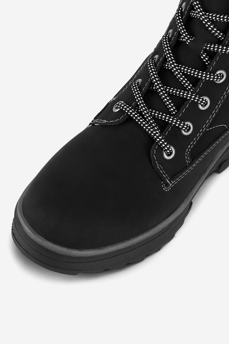 Trzewiki skórzane ocieplane