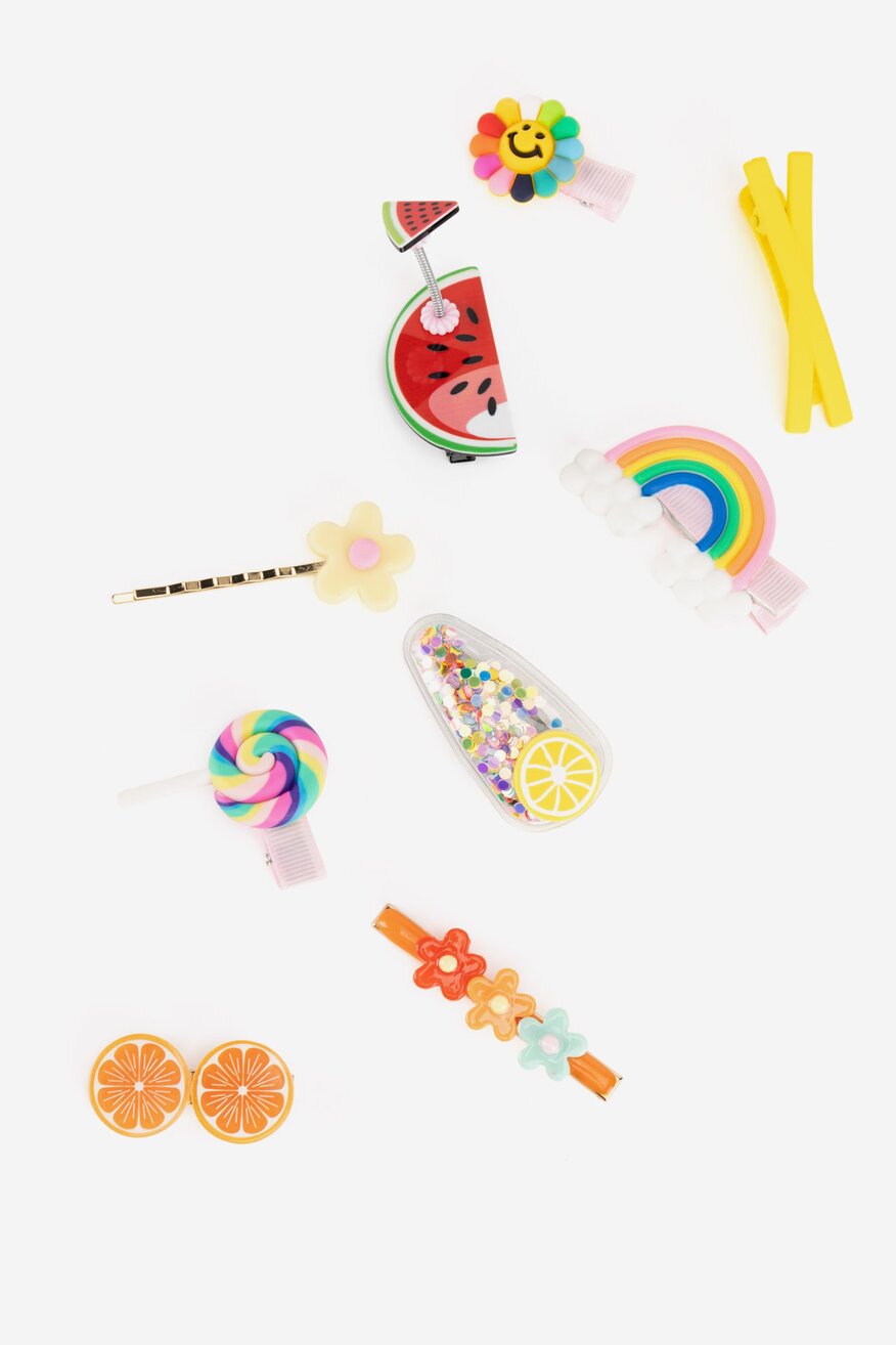 Komplet 9 spinek do włosów