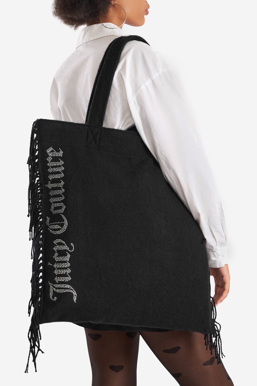 Torebka duża z frędzlami