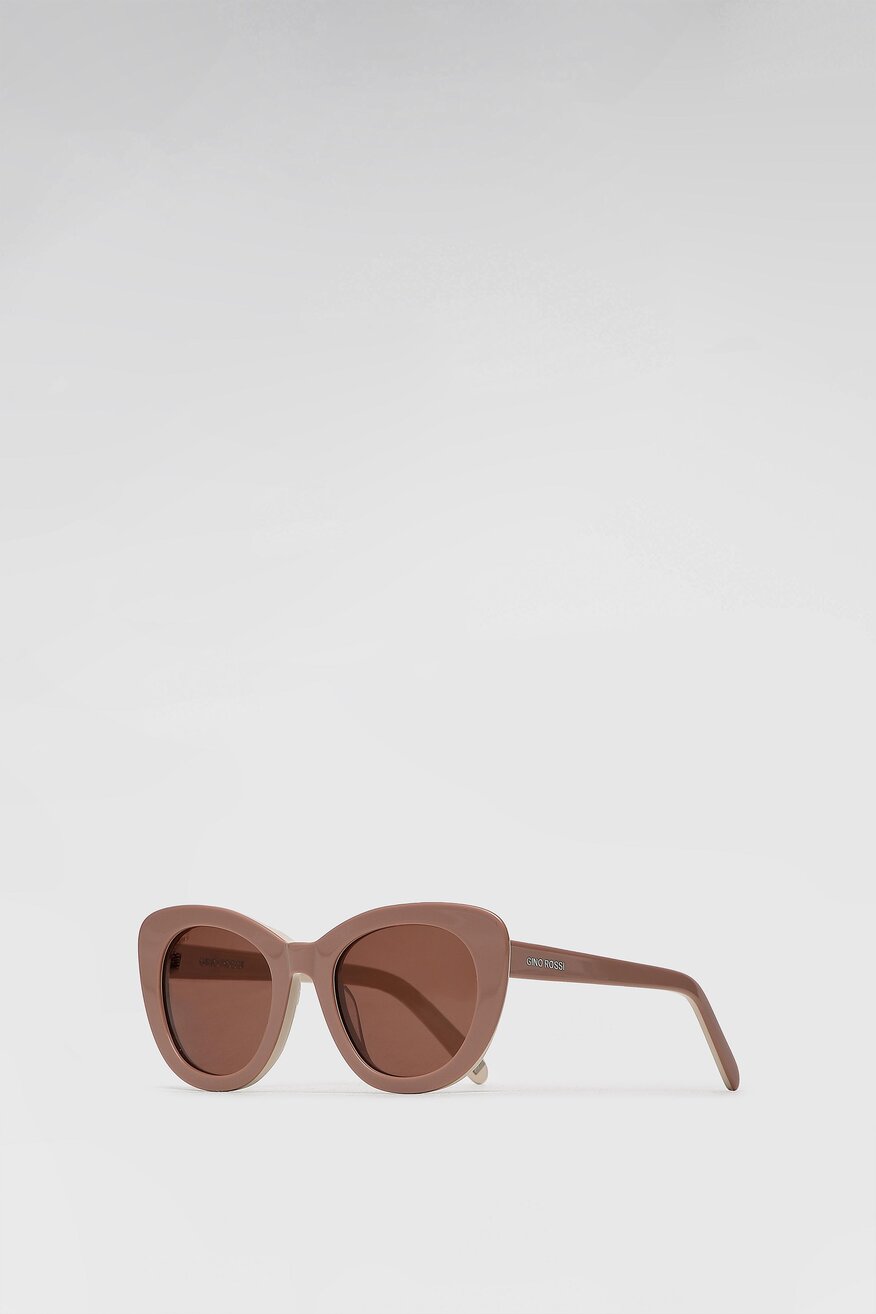 Okulary przeciwsłoneczne pastelowe różowe