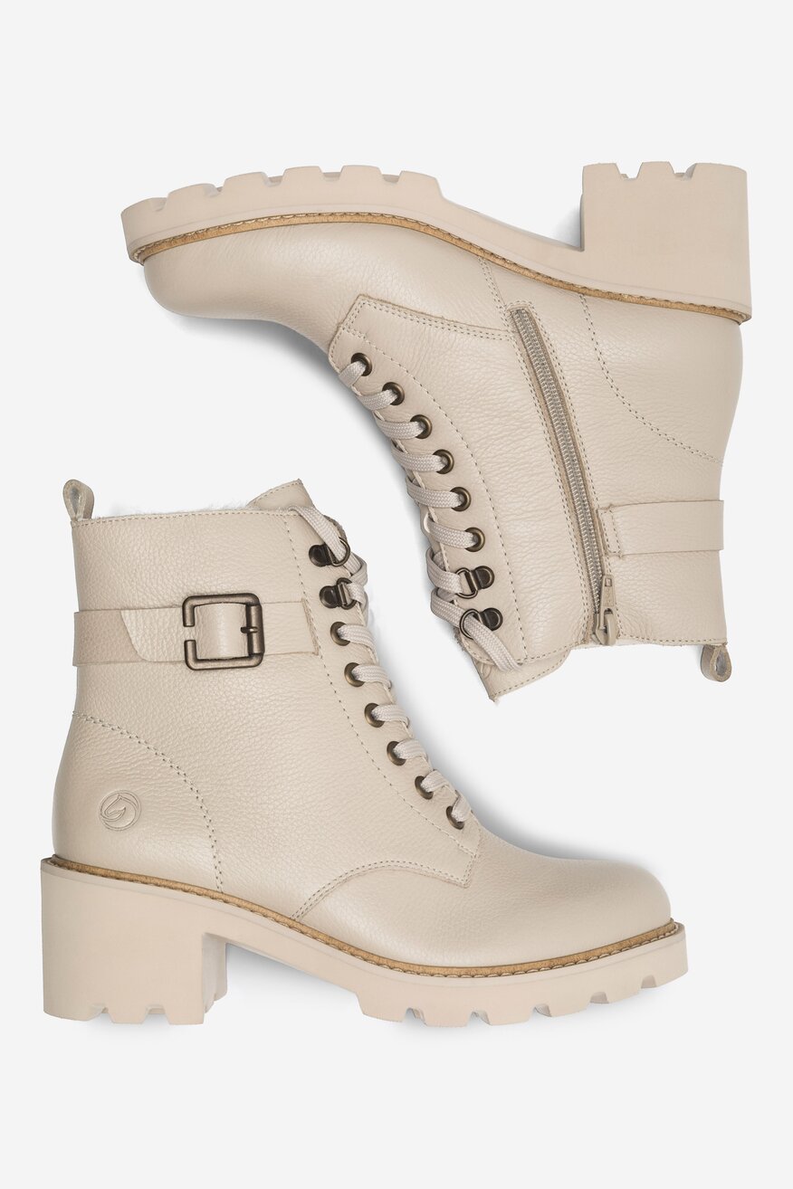 Trzewiki skórzane ocieplane