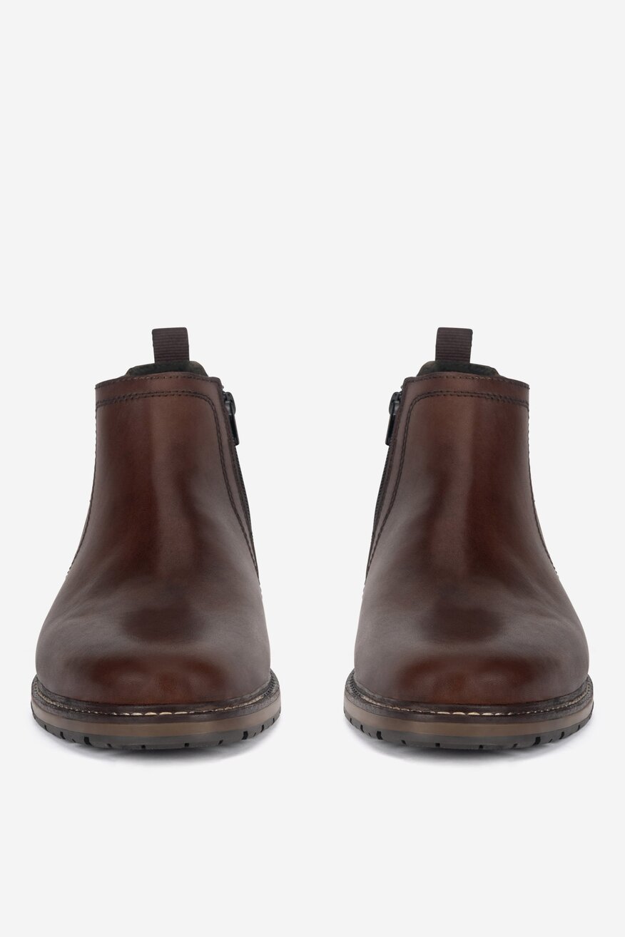 Sztyblety skórzane ocieplane