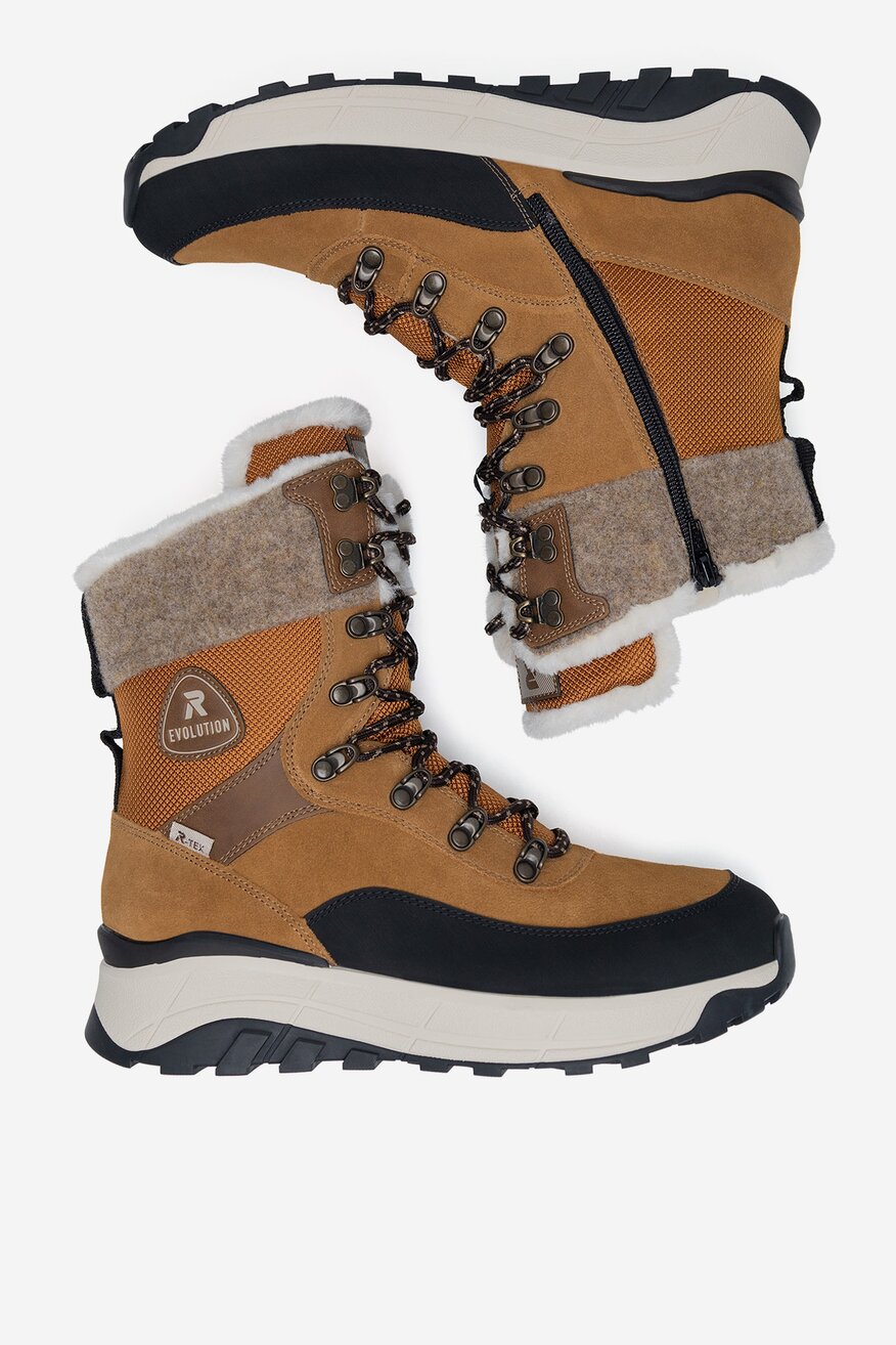 Trzewiki skórzane ocieplane