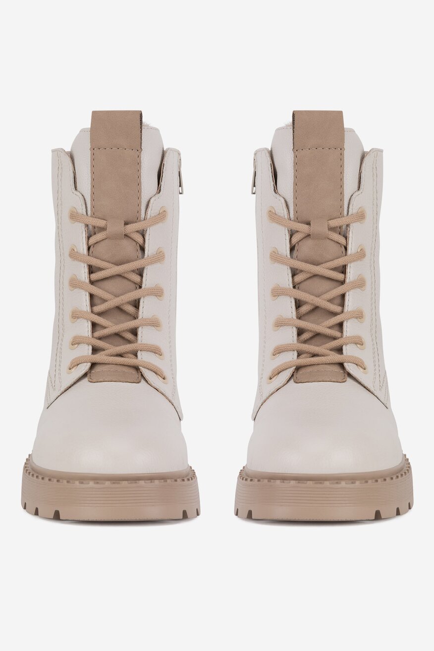 Trzewiki skórzane ocieplane