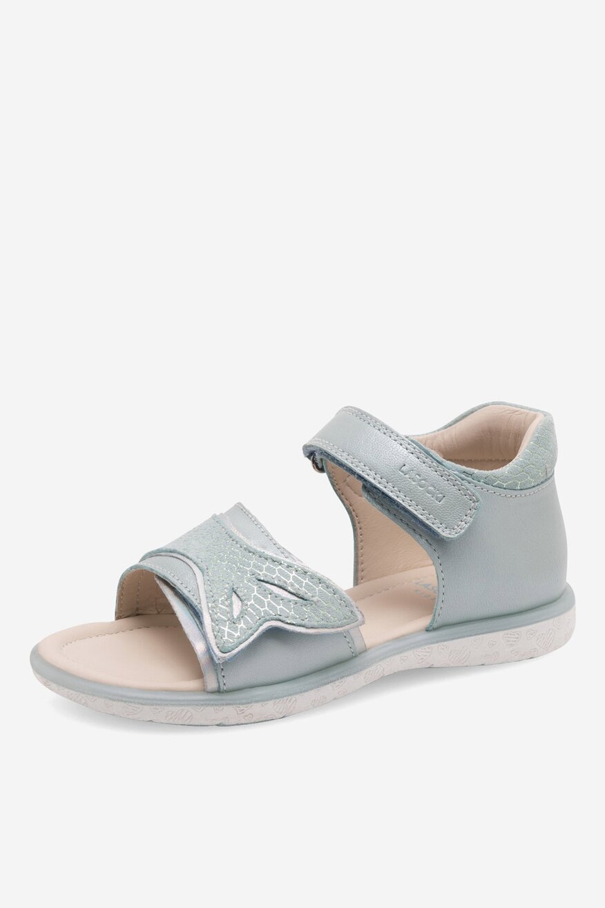 Sandały skórzane na rzepy