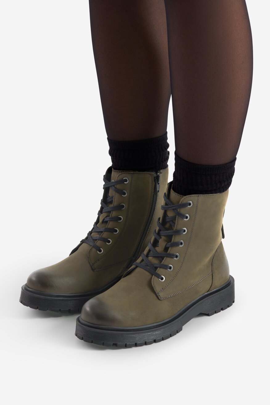 Trzewiki skórzane ocieplane