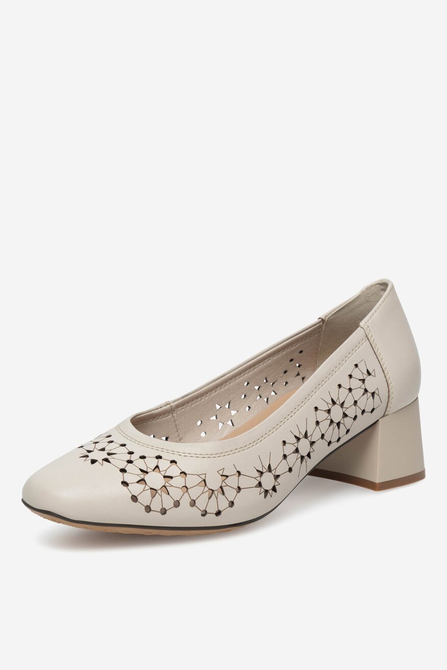 Skórzane czółenka