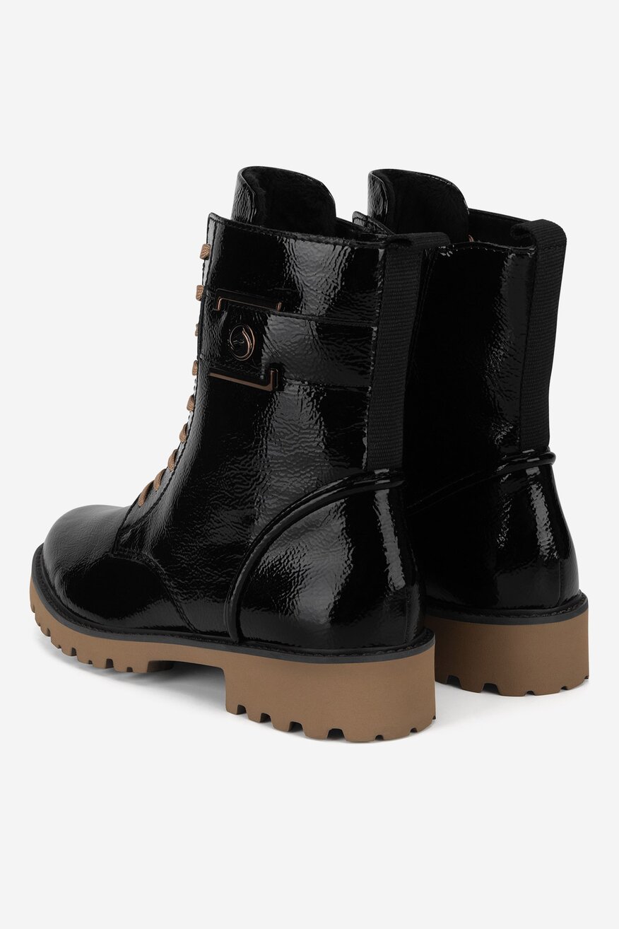 Trzewiki skórzane ocieplane