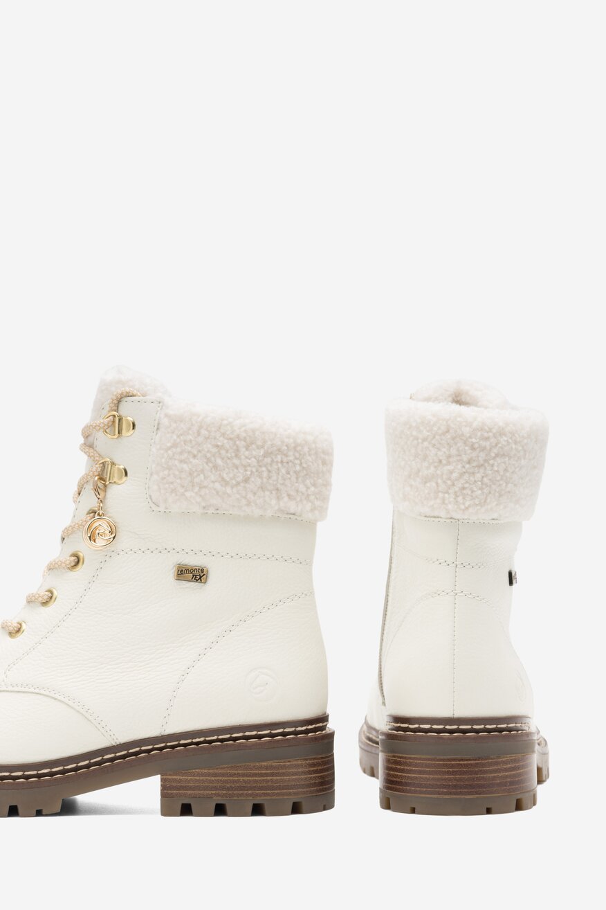 Trzewiki skórzane ocieplane