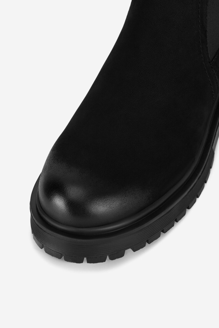 Sztyblety skórzane ocieplane