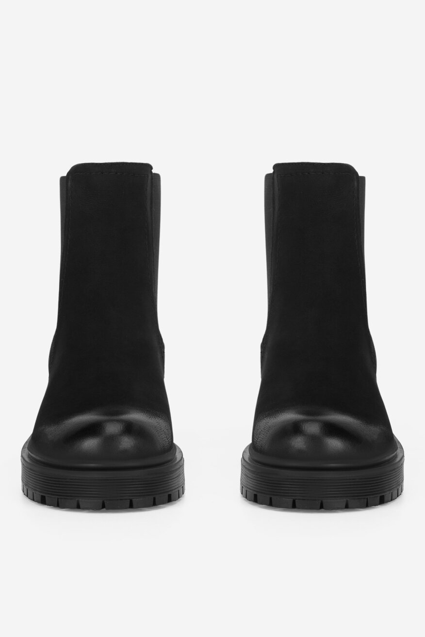 Sztyblety skórzane ocieplane