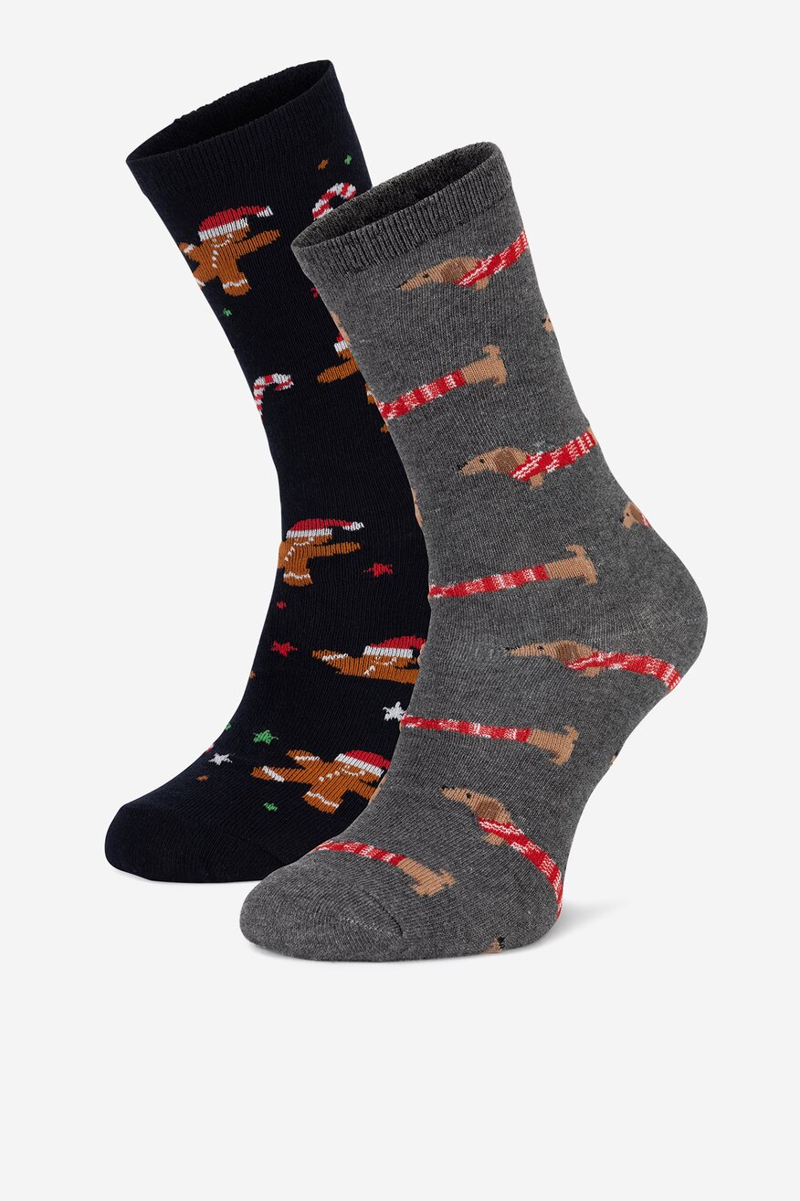 Skarpetki długie 2-pak