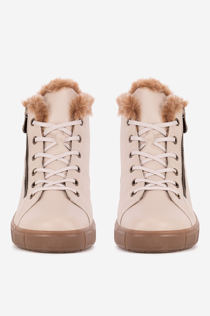 Trzewiki skórzane ocieplane