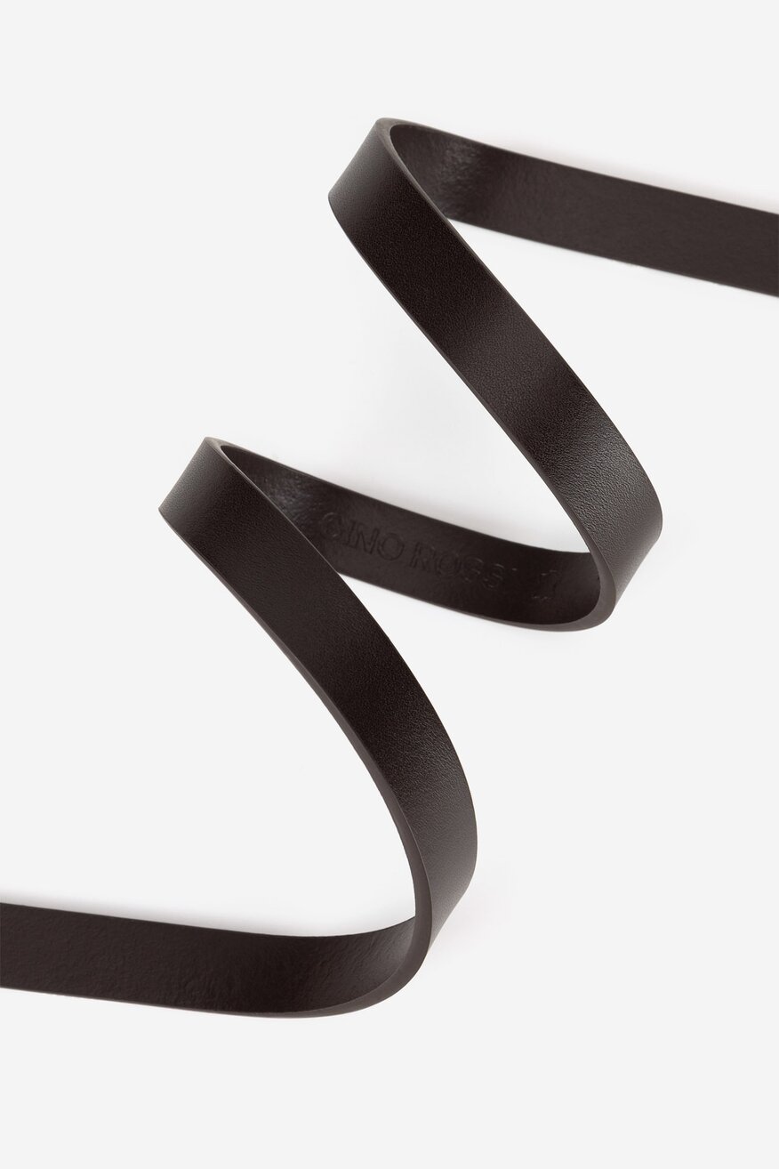 Pasek damski skórzany