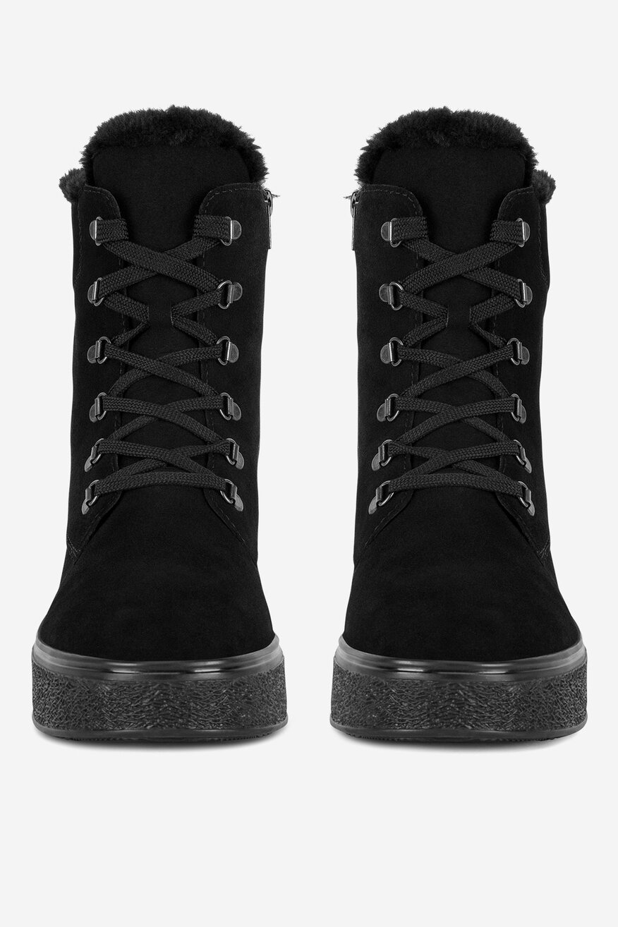 Trzewiki skórzane ocieplane