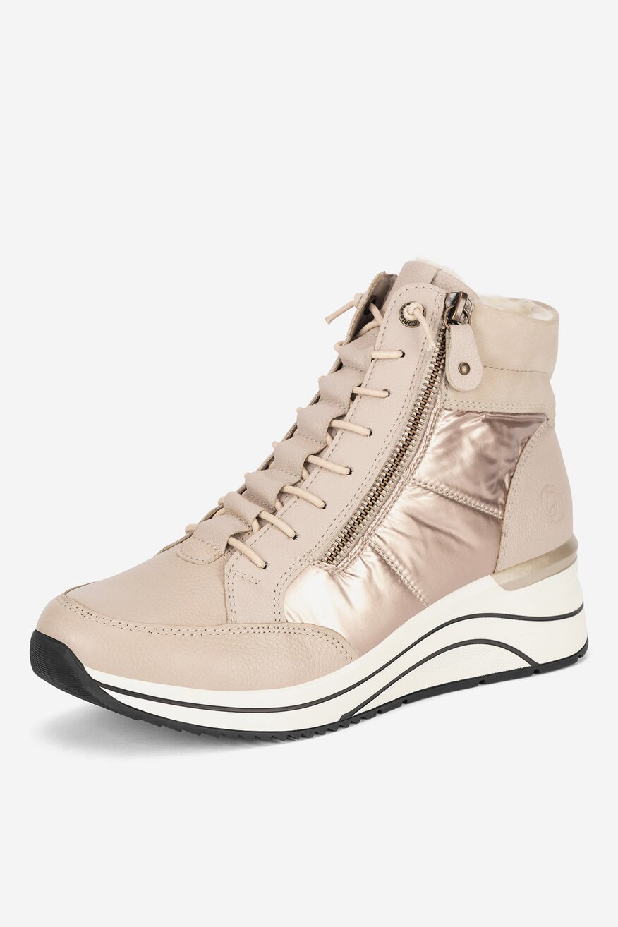 Trzewiki skórzane ocieplane