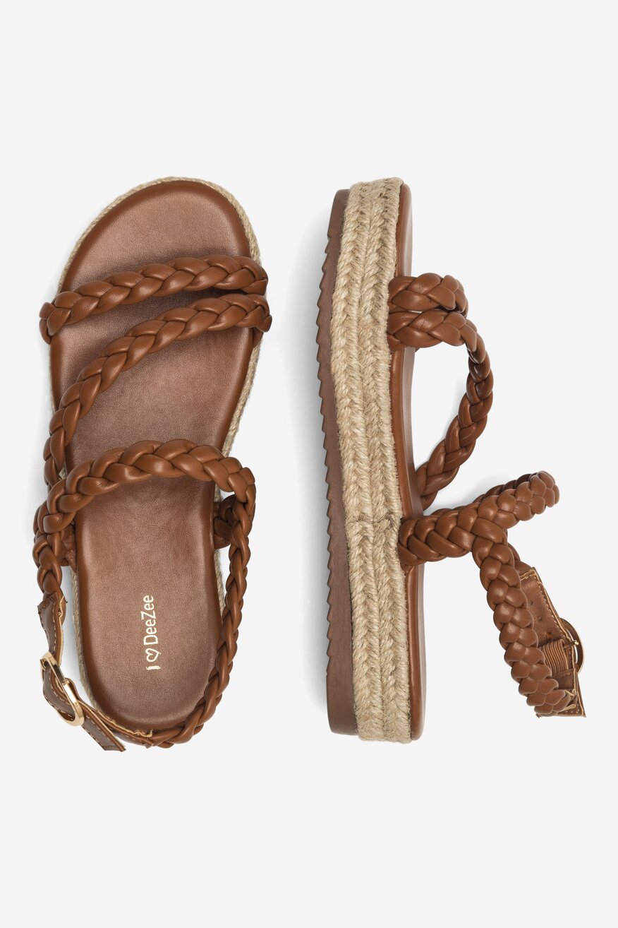 Sandały brązowe
