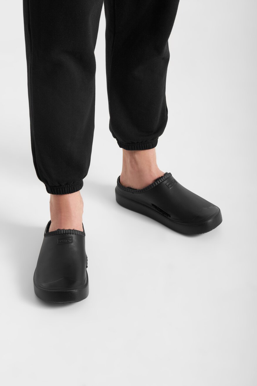 Klapki mule ocieplane