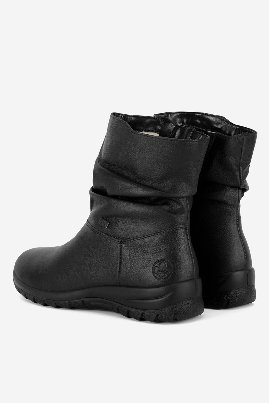 Botki skórzane ocieplane