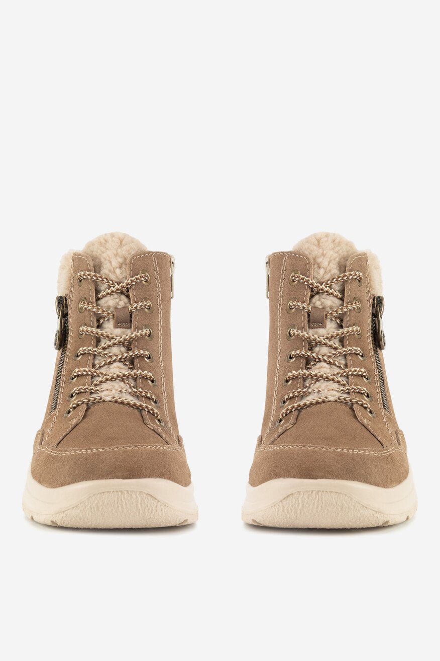 Trzewiki skórzane ocieplane