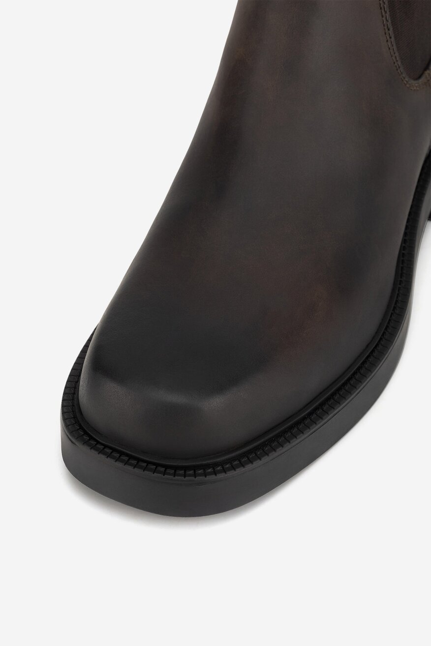 Sztyblety skórzane ocieplane