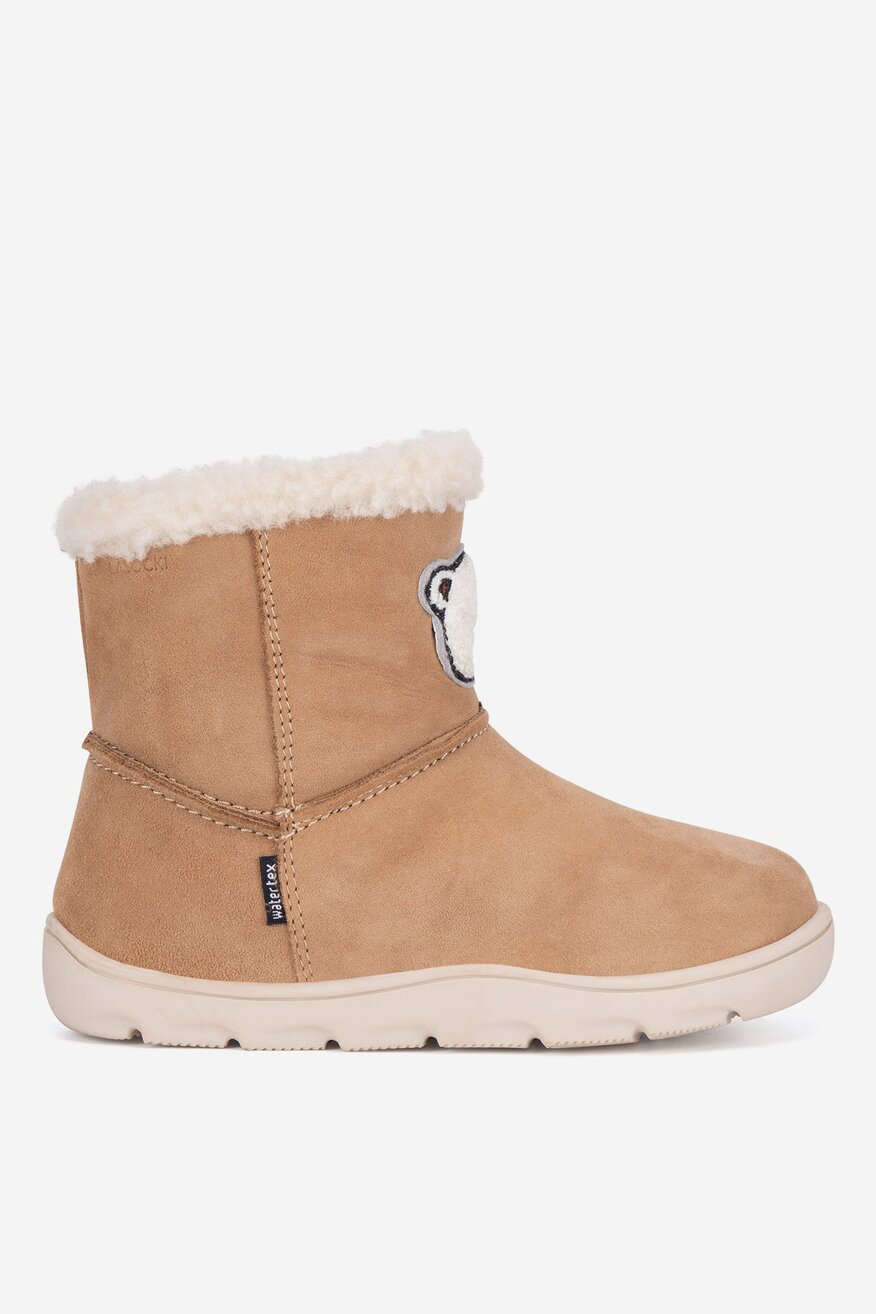 Kozaki skórzane ocieplane