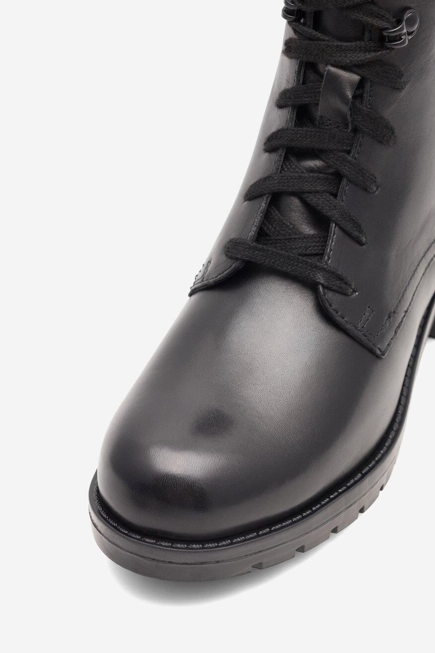 Trzewiki skórzane ocieplane