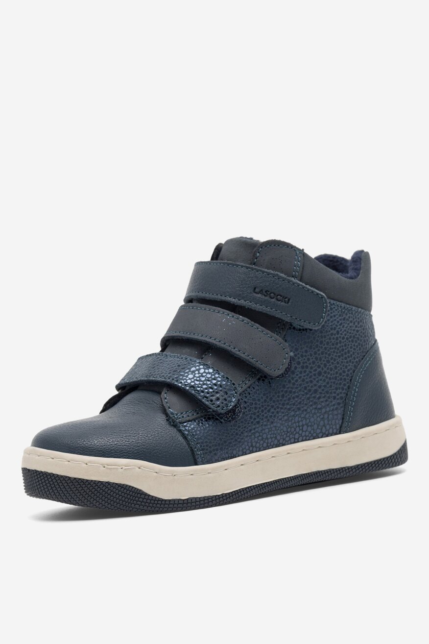 Trzewiki skórzane na rzepy