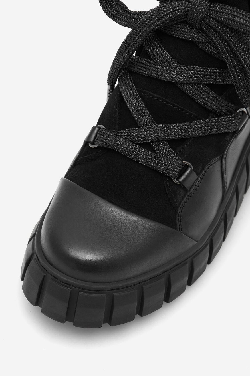 Trzewiki skórzane ocieplane