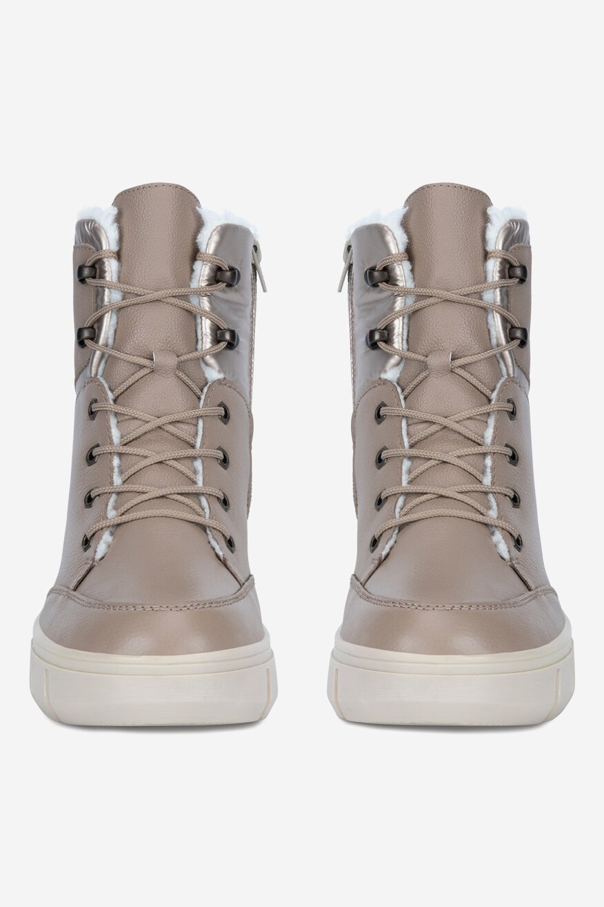 Trzewiki skórzane ocieplane