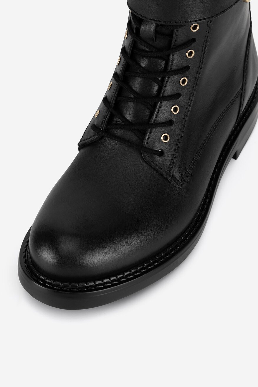 Trzewiki skórzane ocieplane