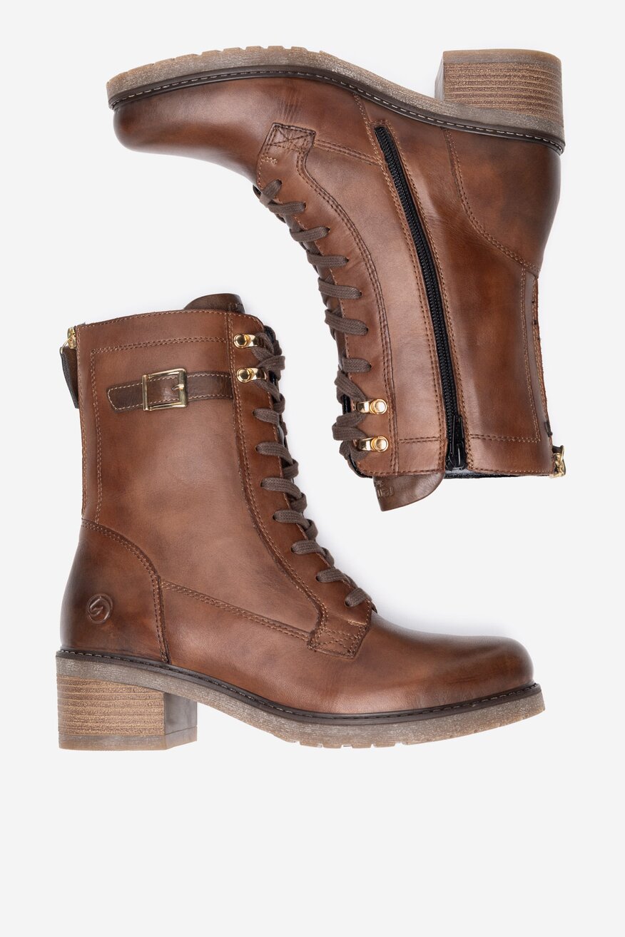 Trzewiki skórzane ocieplane