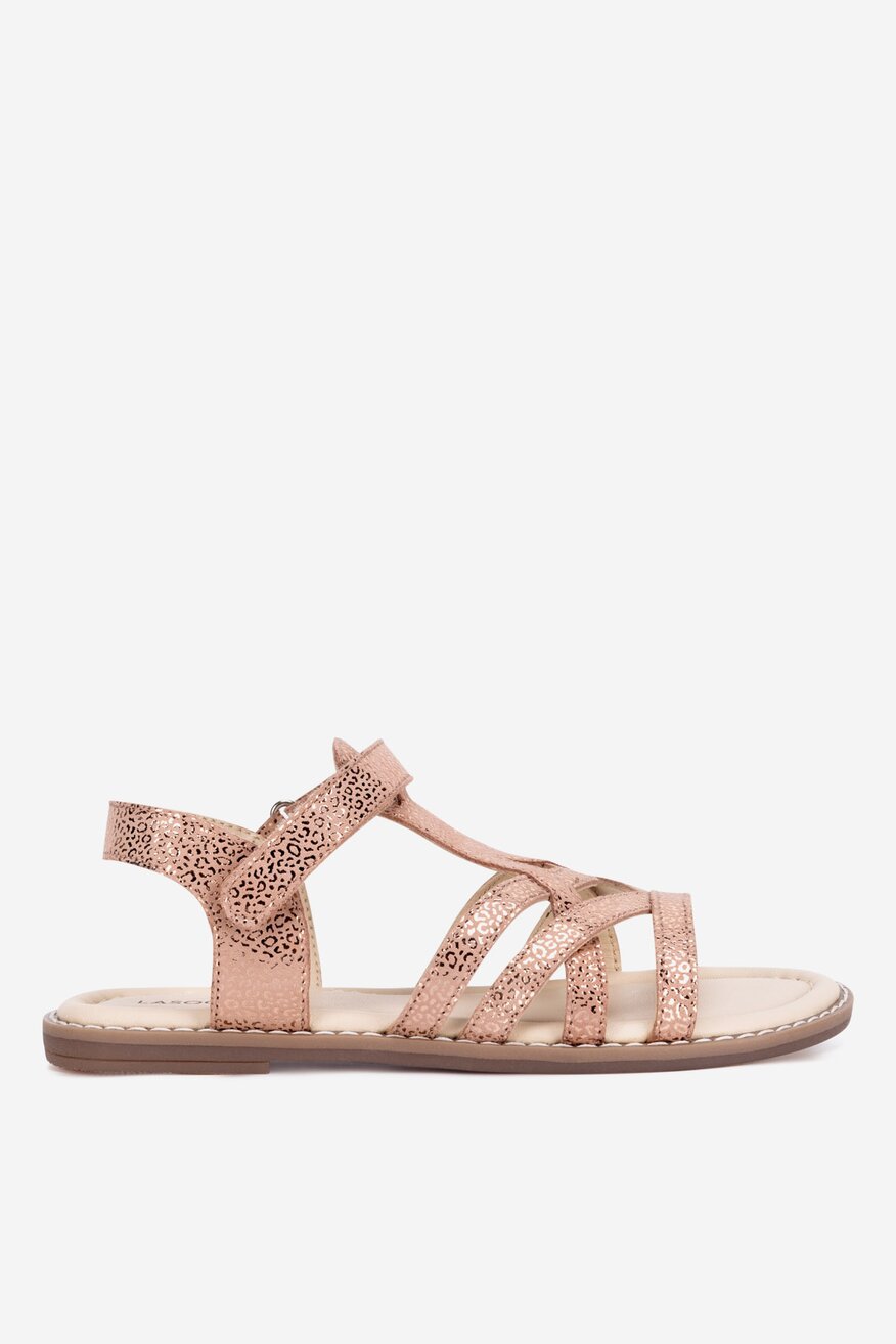 Sandały skórzane na rzepy