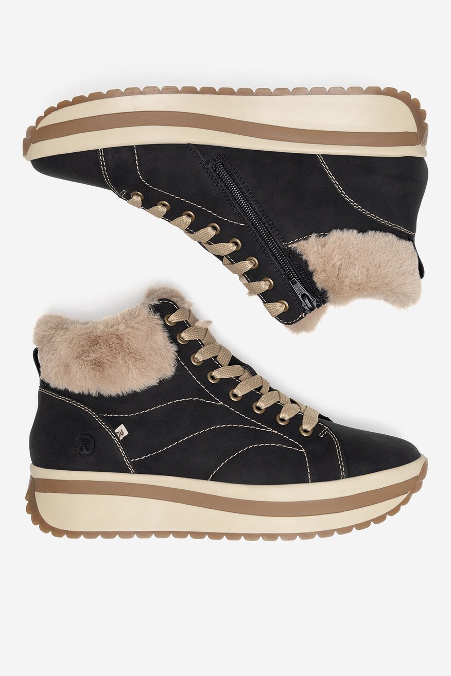 Trzewiki skórzane ocieplane