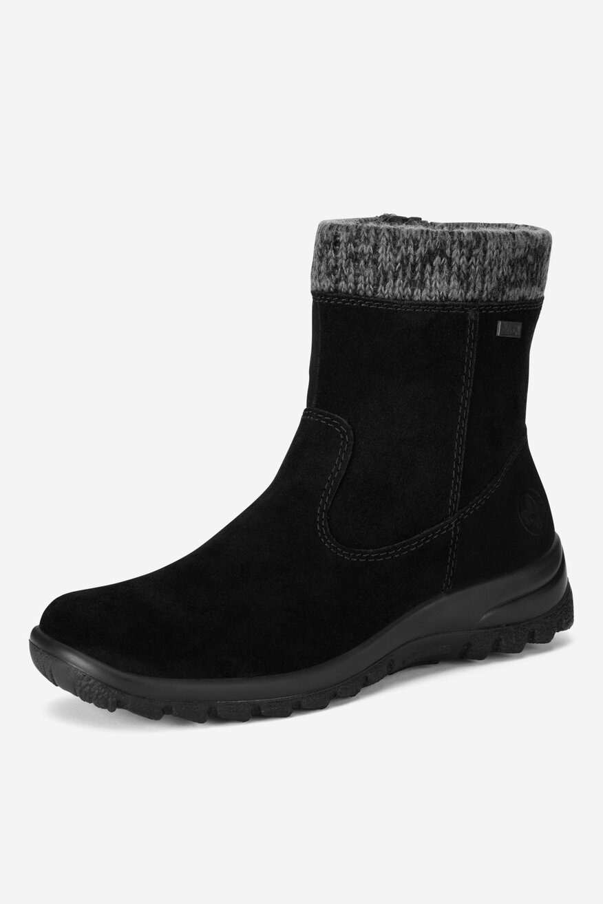 Botki skórzane ocieplane