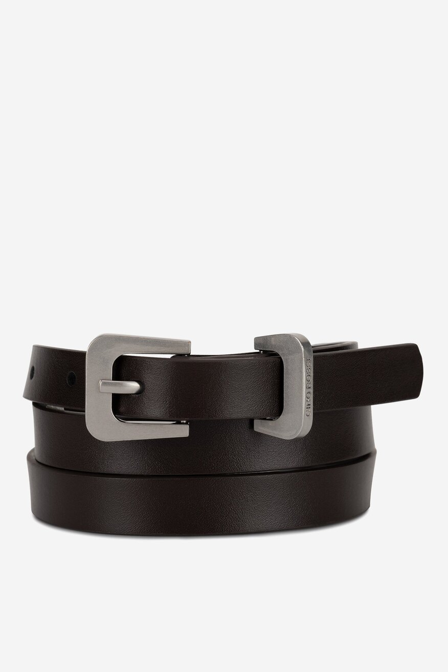 Pasek damski skórzany