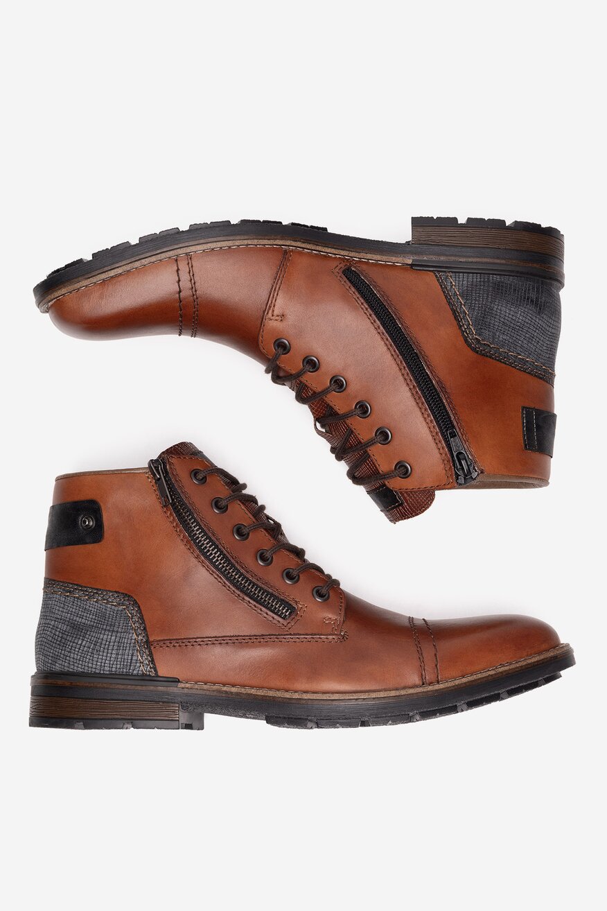 Trzewiki skórzane ocieplane