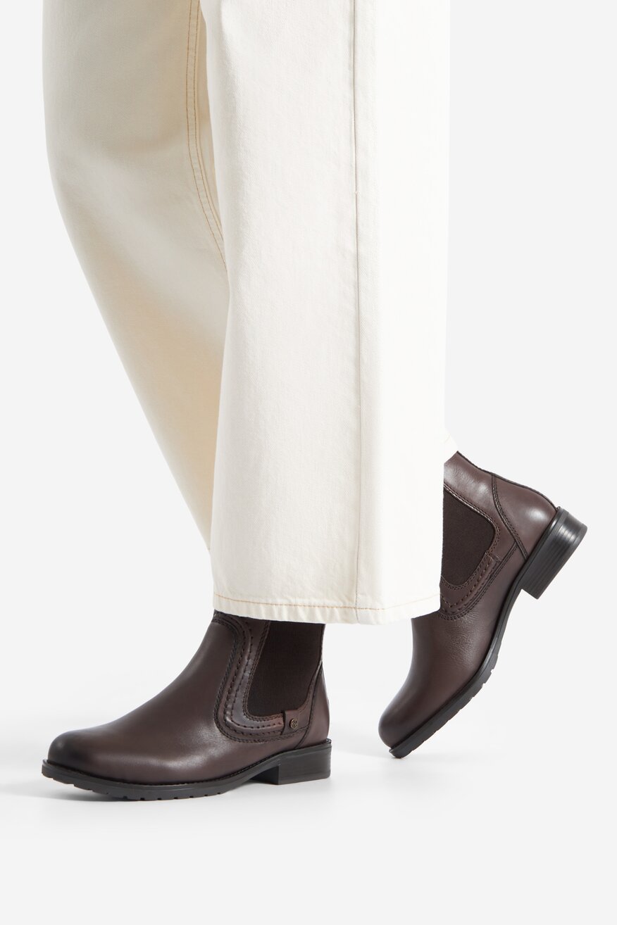 Sztyblety skórzane ocieplane