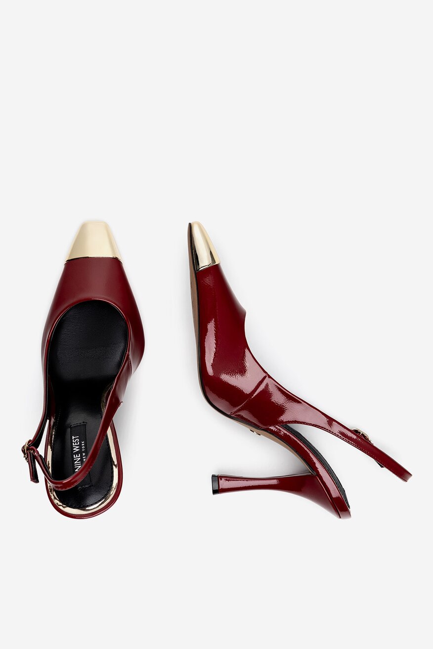 Czółenka lakierowane