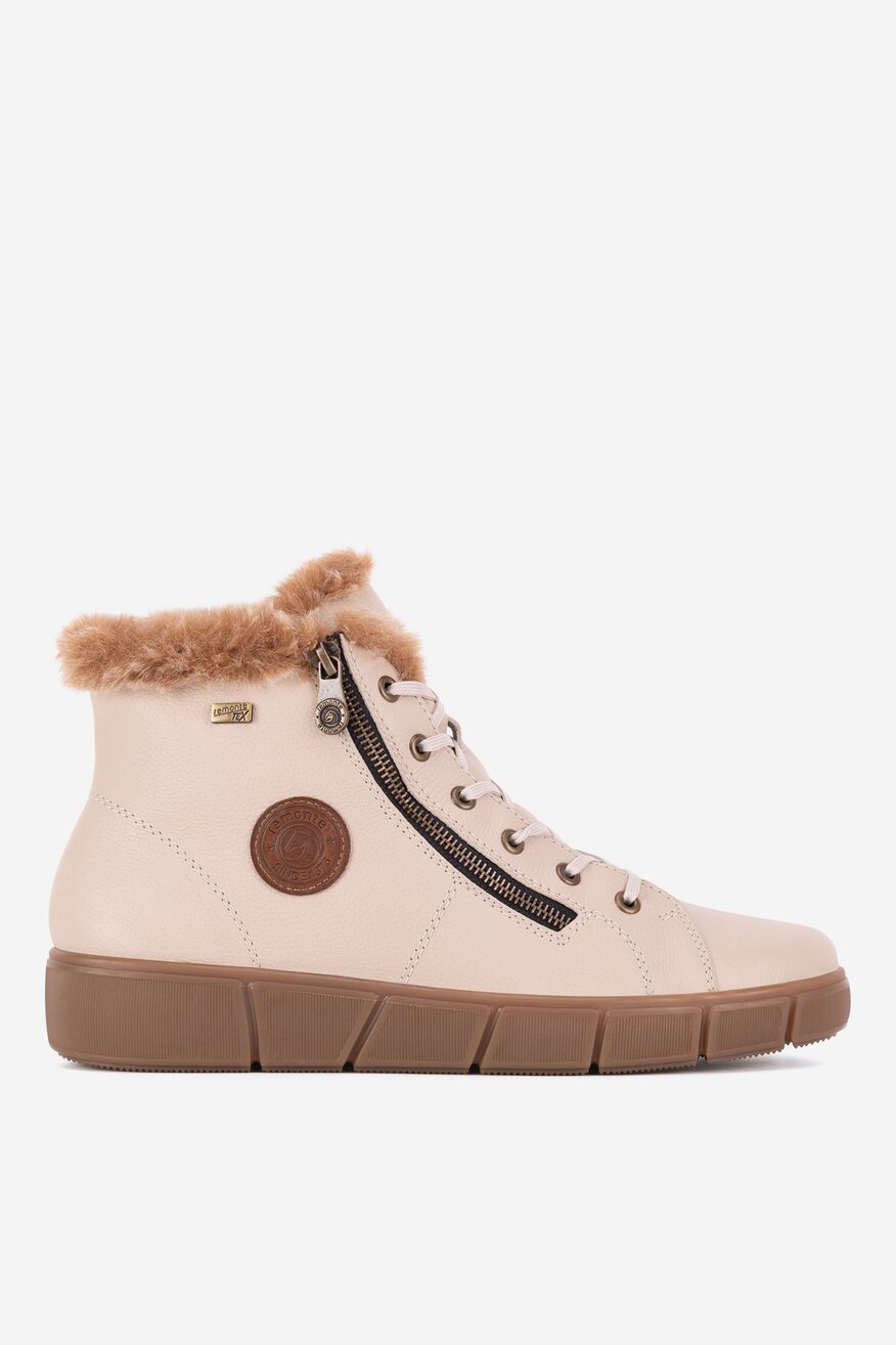 Trzewiki skórzane ocieplane