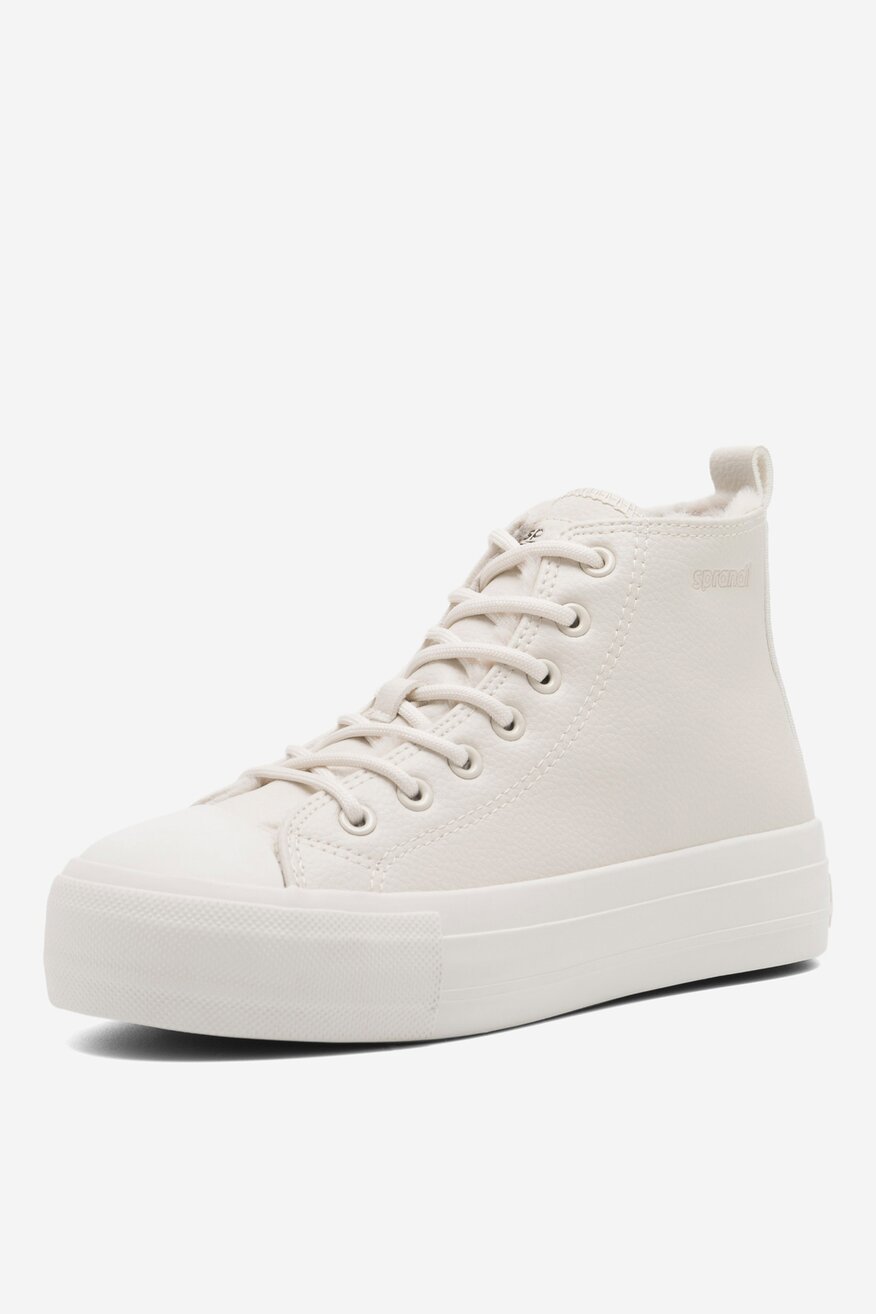 Trampki wysokie ocieplane