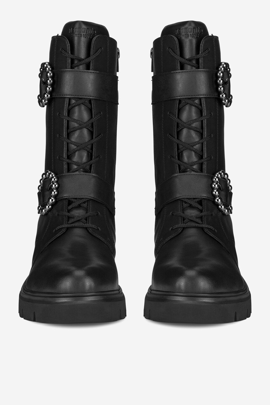 Trzewiki skórzane ocieplane